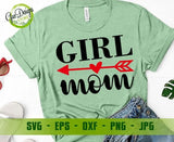 Girl mom SVG Cut File Momlife SVG, Mom PNG File, Mom T Shirt Design, Digital Cut FIle, Svg, Dxf, Eps, Png, Jpeg GaoDesigns Store Digital item