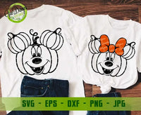 Halloween Mickey Minnie pumpkin svg, Mickey Minnie SVG Disney Couple Shirts svg Disney Halloween SVG GaoDesigns Store Digital item