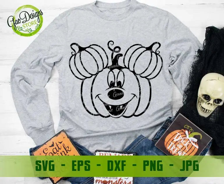 Halloween Mickey Minnie pumpkin svg, Mickey Minnie SVG Disney Couple Shirts svg Disney Halloween SVG GaoDesigns Store Digital item