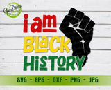 I Am Black History svg Black History Month svg afro girl svg african american svg Black Power Png Silhouette Svg GaoDesigns Store Digital item