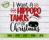 I Want A Hippopotamus For Christmas SVG Funny Christmas quote SVG, Funny Christmas quote SVG, Funny Christmas Shirts GaoDesigns Store Digital item
