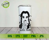 I hate peolle svg Wednesday Addams svg, The Addams Family Svg Cut File For Cricut, halloween svg GaoDesigns Store Digital item