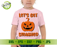 Let's get smashed Halloween SVG, DIY Halloween Shirt, Halloween svg, Funny halloween svg, Halloween SVG Cut File, Pumpkin svg GaoDesigns Store Digital item