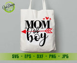 MOM of BOY SVG Cut File Momlife SVG, Mom PNG File, Mom T Shirt Design, Digital Cut FIle, Svg, Dxf, Eps, Png, Jpeg GaoDesigns Store Digital item