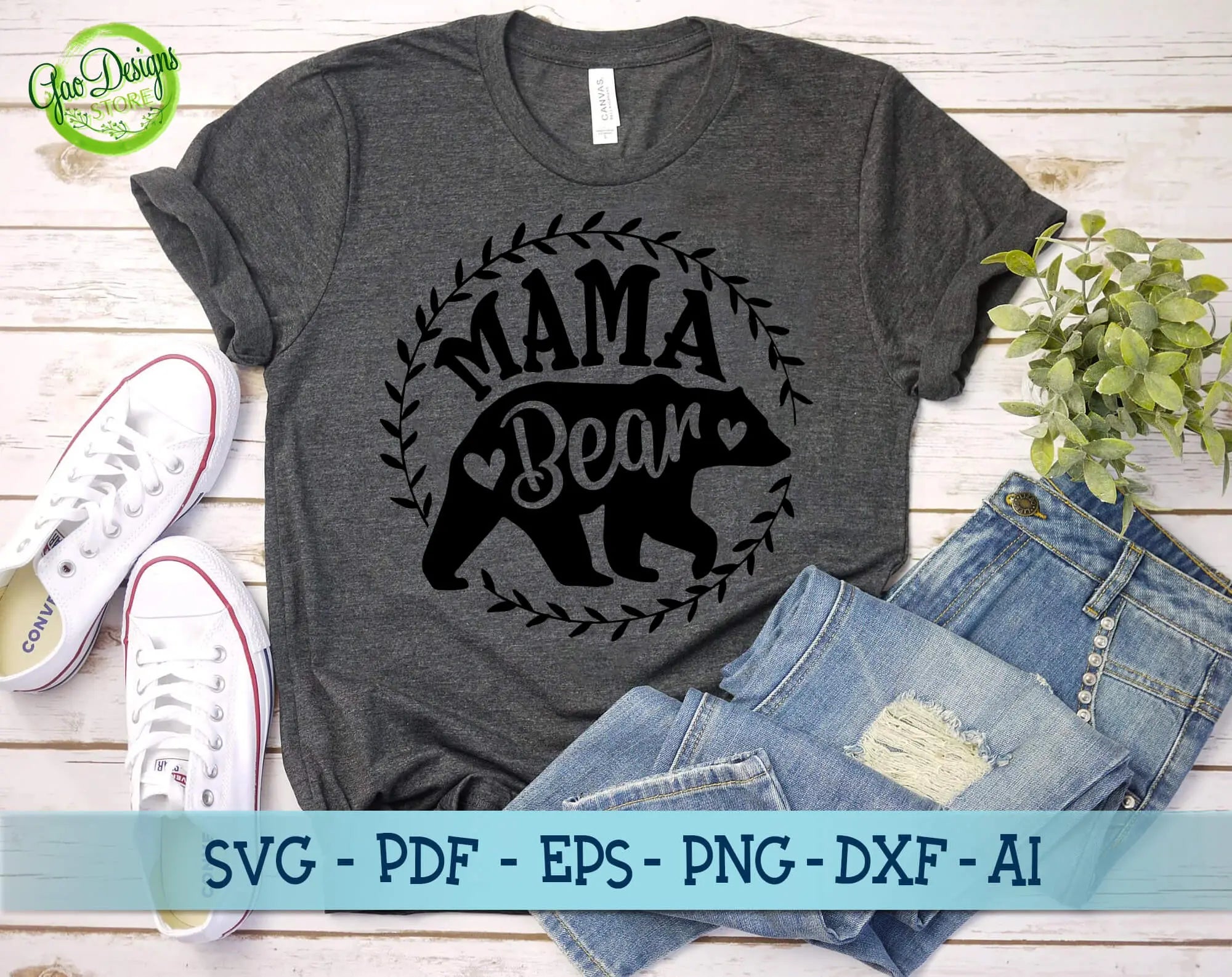 Mama Bear SVG Designs – MasterBundles