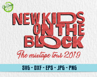 New kids on the block band the mixtape tour 2019 svg New kids on the block band cut file, 90s boy band svg, rock boy band cricut svg files GaoDesigns Store Digital item