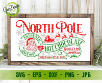 North Pole Hot Chocolate svg Christmas Svg, Santa claus approved svg santa claus approved svg cricut GaoDesigns Store Digital item