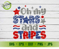 Oh My Stars And Stripes SVG, 4th Of July SVG, Fourth of July SVG Patriotic Svg, Independence Day Svg GaoDesigns Store Digital item