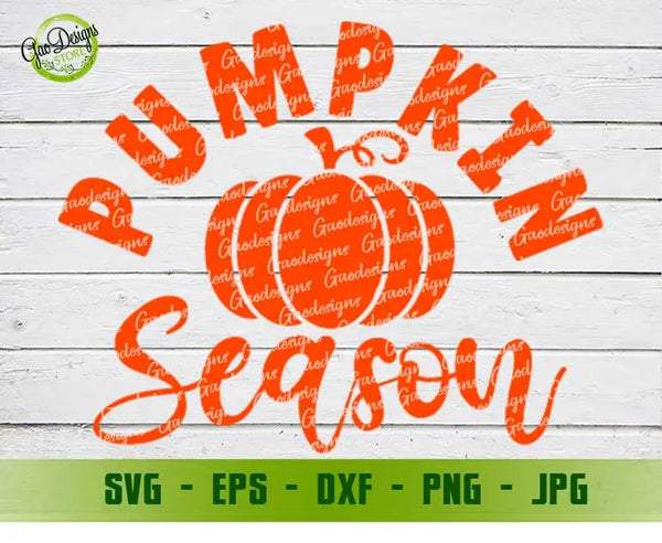 Pumpkin Season SVG, Fall Svg Halloween Svg Halloween quotes shirt Thanksgiving svg Autumn svg cricut GaoDesigns Store Digital item