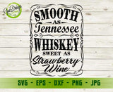 Smooth As Tennessee Whiskey Svg, Trending quote svg, tennessee svg, southern svg, Country shirt design GaoDesigns Store Digital item