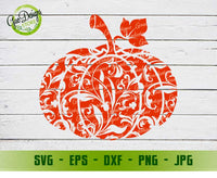 Swirly Pumpkin svg, lace pumpkin svg, Thanksgiving svg, Autumn svg, Fall pumpkin svg, Halloween Svg Digital product by gaodesigns store