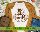 Thankful Svg, Pumpkin Svg, Thanksgiving SVG, Pumpkin Svg File, Fall Svg, Autumn Svg, Thankful Pumpkin Svg GaoDesigns Store Digital item