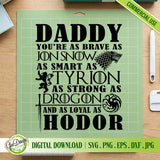 Digital download SVG cut file for Father's Day on a green cutting mat, compatible with Cricut and Silhouette machines for DIY shirt making.