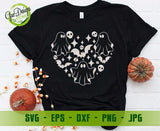 Halloween Ghost Heart SVG cricut Cute Halloween svg - GaoDesigns Store
