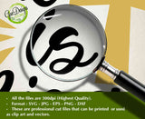 Close-up zoom of the He is Risen digital design highlighting the high-quality nodes and smooth lines