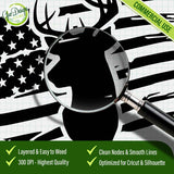 Close-up of clean vector nodes and smooth lines for Cricut and Silhouette machines 300 DPI