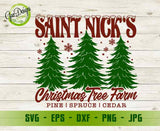 Saint Nick's Christmas Tree Farm svg