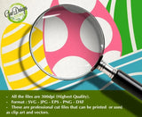 Close-up zoom of the Vintage Easter Truck SVG design highlighting clean vector nodes and professional cut paths