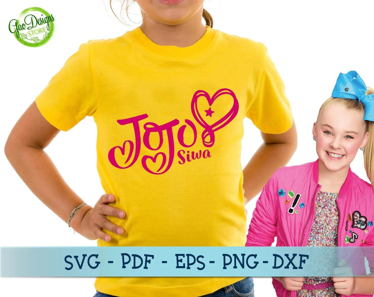 15 jojo siwa svg files, JoJo Siwa Bundle svg files for cricut, Jojo