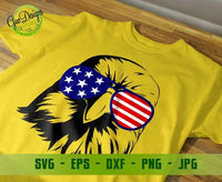 American Eagle Svg, Free 4th of July svg, Patriotic Sunglasses Svg, Patriotic svg Independence svg GaoDesigns Store Digital item
