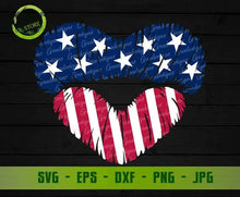 Load image into Gallery viewer, American Flag Lips svg, 4th of July svg Cricut files, USA Kiss svg, Flag Lips svg, Fourth of July kiss svg Cutting files, Independence Day Svg GaoDesigns Store Digital item
