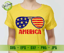 Load image into Gallery viewer, American Glasses Svg Free 4th of July svg, Patriotic Sunglasses Svg, Patriotic svg, Independence svg GaoDesigns Store Digital item
