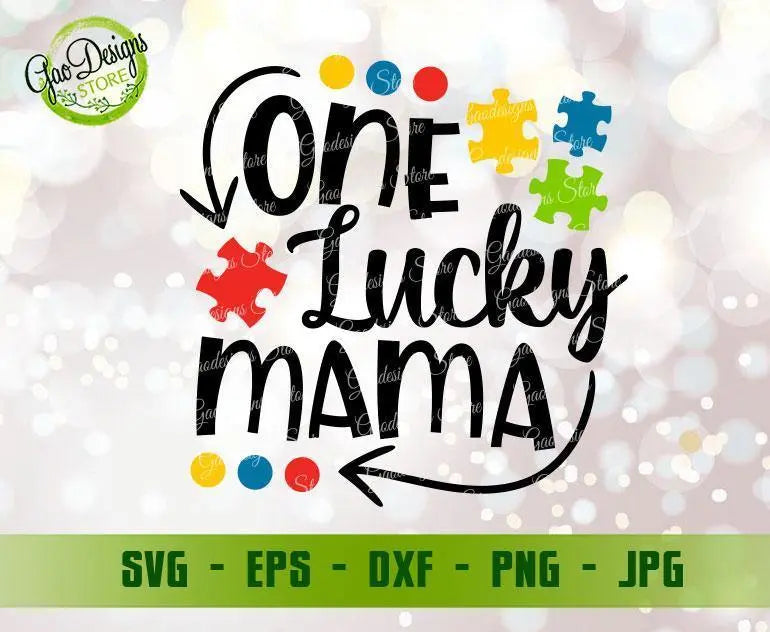 One Lucky Mama SVG - SVG Spree