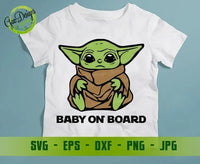 Baby Yoda Svg Star Wars The Mandalorian svg, Little Jedi Yoda, Mandalorian baby Yoda svg vector files svg for Cricut svg for silhouette GaoDesigns Store Digital item