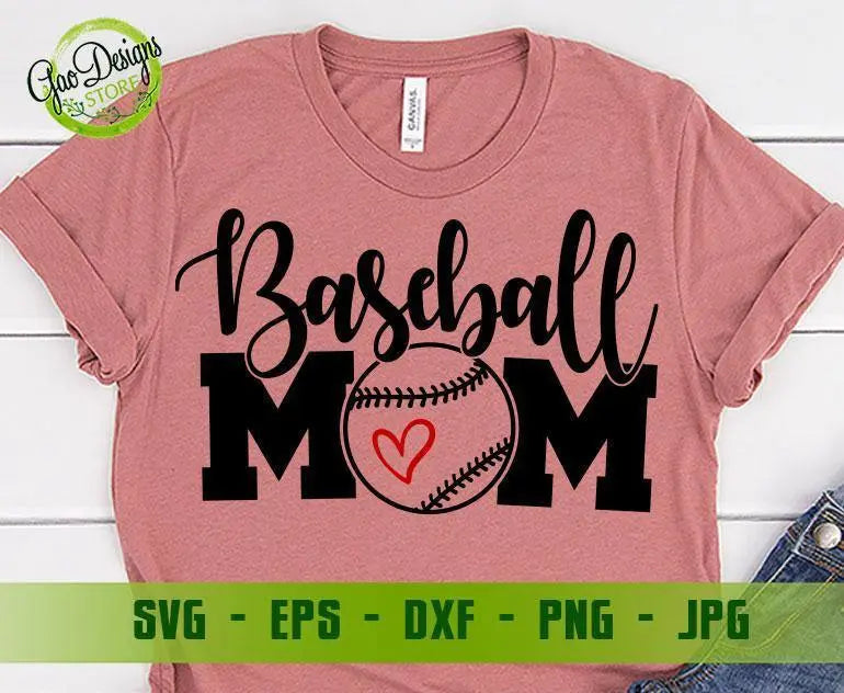 Baseball mom svg Love baseball svg, baseball cutfile, baseball shirt,  baseball clipart Baseball Team Svg