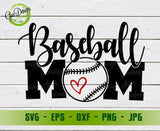 Baseball mom svg Love baseball svg, baseball cutfile, baseball shirt, baseball clipart Baseball Team Svg GaoDesigns Store Digital item