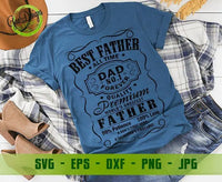 Best Father All Time Dad No. 1 SVG,  Funny Father's Day Father's Day svg, Fathers Day Cricut Files GaoDesigns Store Digital item