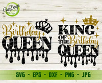 Birthday Queen matching shirt svg, Birthday Queen svg - GaoDesigns Store