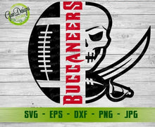 Load image into Gallery viewer, Buccaneers SVG, Tampa bay buccaneers SVG, NFL sports Logo, Buccaneers Logo Football file Tampa Bay Buccaneers vector, Sports svg Cut file GaoDesigns Store Digital item
