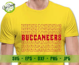 Buccaneers stacked text svg file for cricut, Buccaneers Logo Football cutting file NFL sports Logo, Tampa bay buccaneers SVG Tampa Bay Buccaneers vector, Sports svg GaoDesigns Store Digital item