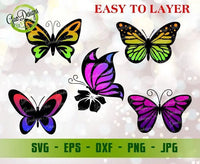Butterfly SVG, Butterfly Bundle SVG Files, Easy To Layer Butterfly SVG Layered, Butterfly Files for Cricut, Butterfly Clipart GaoDesigns Store Digital item