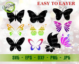 Butterfly SVG, Butterfly Bundle SVG Files, Easy To Layer Butterfly SVG Layered, Butterfly Files for Cricut, Butterfly Clipart GaoDesigns Store Digital item