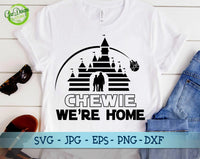 Chewie we're home svg, star wars disney svg, star wars land svg, chewie and han solo svg, galaxy's edge svg, disney shirt svg GaoDesigns Store Digital item