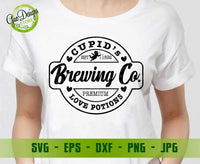 Cupid's Brewing Co SVG cricut file for valentine day svg - GaoDesigns Store