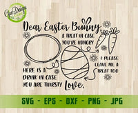 Dear easter bunny tray svg, Easter day svg, Carrots for Bunny Tray, Carrot Plate Tray SVG GaoDesigns Store Digital item
