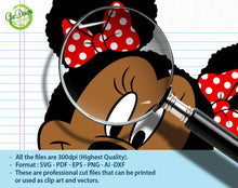 Load image into Gallery viewer, Disney Family Afro American svg, Afro minnie mouse svg, Afro mickey mouse svg, minnie mouse svg GaoDesigns Store Digital item
