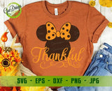 Disney Thanksgiving svg, Thankful Minnie Disney svg, Thanksgiving Day SVG, Funny Thanksgiving svg GaoDesigns Store Digital item