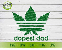 Dopest Dad SVG Cannabis Dad Svg, Smoking svg Father's Day Svg, Dad Shirt design, Gift For Father svg GaoDesigns Store Digital item