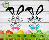 Easter Bunny Face SVG, Easter Bunny svg bundle Bunny Ears SVG, Bunny Feet PNG, Monogram Easter Bunny svg, Monogram Cut File Easter svg GaoDesigns Store Digital item