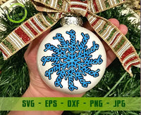 F*ck Snowflakes Ornament Christmas SVG Digital cut file, winter svg, snowflake svg, snow svg, Christmas Shirt svg GaoDesigns Store Digital item