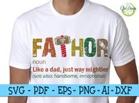 FATHOR like a dad just way mightier, Fathor svg, father's day svg, funny Father's day Gift for dad svg GaoDesigns Store Digital item