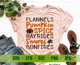 Flannel Pumpkin Spice Hayrides S'mores Bonfires SVG Cut Files, Fall Pumpkin season svg, Fall Svg Files for Cricut GaoDesigns Store Digital item