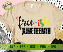 Load image into Gallery viewer, Free-ish juneteenth svg Juneteenth 1865 SVG Black Lives Matter svg Black History Freedom Day cutting GaoDesigns Store Digital item
