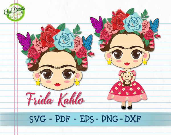 Frida Kahlo PNG Clipart Digital, Viva la vida Frida sublimation printing, Frida Kahlo lovers png, frida kahlo print GaoDesigns Store Digital item