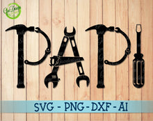 Load image into Gallery viewer, Hand Tool Letters Svg cut file, Full Alphabet A-Z Hand Tool Letters Father&#39;s Day Cut File GaoDesigns Store Digital item
