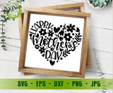 Happy Mother's Day SVG, Mothers Heart flower Svg, Mother Svg, Mom Svg, Mom Life Svg, Grandmother svg Mothers Svg Cut Files For Silhouette GaoDesigns Store Digital item